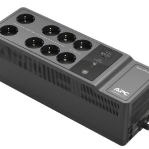APC Back-UPS BE850G2-GR | 850 VA | 8 Schuko Stopcontacten (6 op Accu) | USB Type-A & C | AVR Spanningstabilisatie | Bescherming tegen Stroomstoringen