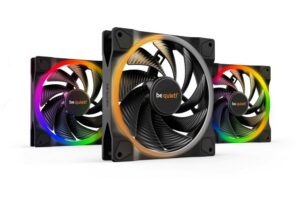 be quiet! Light Wings 140mm PWM High-Speed | 140mm Behuizingsventilator | Zwart | Triple Pack (3 stuks)