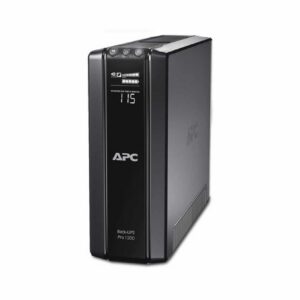 APC Back-UPS Pro BR1200G-FR | 1200 VA | 6 Franse/Belgische Stopcontacten (3 op Accu) | AVR Spanningstabilisatie | Bescherming tegen Stroomstoringen