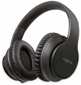 LogiLink BT0053 hoofdtelefoon/headset Draadloos Hoofdband Muziek Bluetooth Zwart