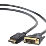 Gembird CC-DPM-DVIM-6 | DisplayPort naar DVI Kabel | 1,8 m | Zwart