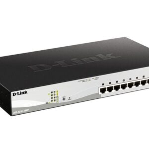 D-Link DGS-1210-10MP/E | Managed L2 Switch | 10 Poorten | Gigabit Ethernet (10/100/1000 Mbps) | PoE