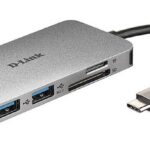 D-Link DUB-M610 | Docking Station & Poortreplicator | USB-C 3.2 Gen 1 | Aluminium/Zwart