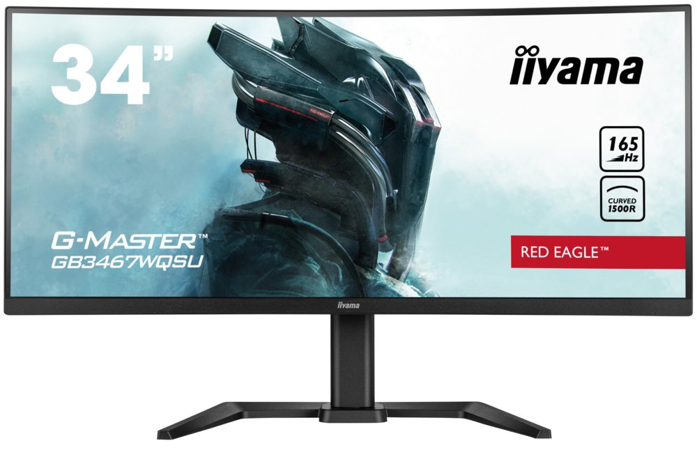 iiyama G-MASTER GB3467WQSU-B5 | 34″ Monitor | 3440 x 1440 | UltraWide QHD | LED | Zwart