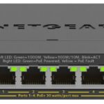 GS305EPP-100PES | 5-poorts Gigabit Smart Managed Plus PoE+ Switch | 120W PoE-vermogen | VLAN/QoS | Webbeheer