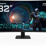 Gigabyte GS32QCA | 31,5″ | Quad HD | 180 Hz | 1 ms | 2x HDMI | DisplayPort | Gaming Monitor
