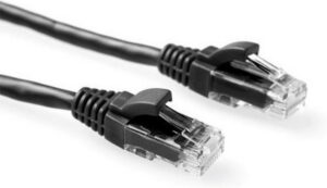 ACT netwerkkabel | Patchkabel | Cat6 | U/UTP (UTP) | 7 m | Zwart | RJ45 connectoren