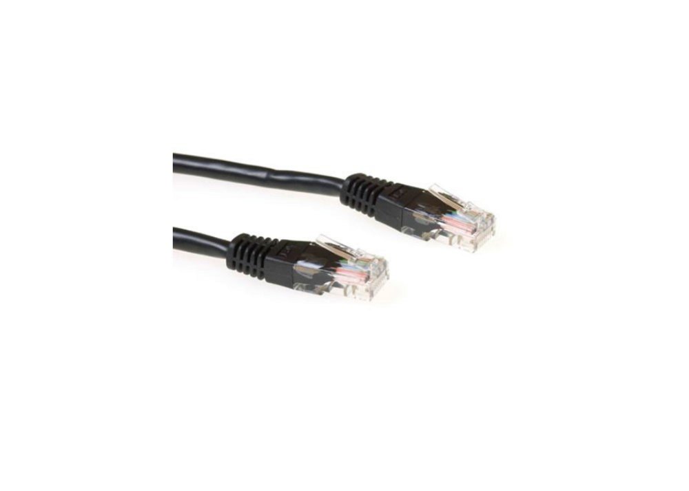 ACT UTP Cat 6 Patchkabel | 15 m | RJ45 | Zwart