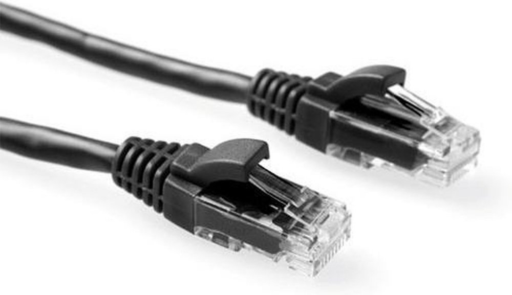 ACT netwerkkabel | Cat6 | U/UTP (UTP) | 1,5 m | Zwart
