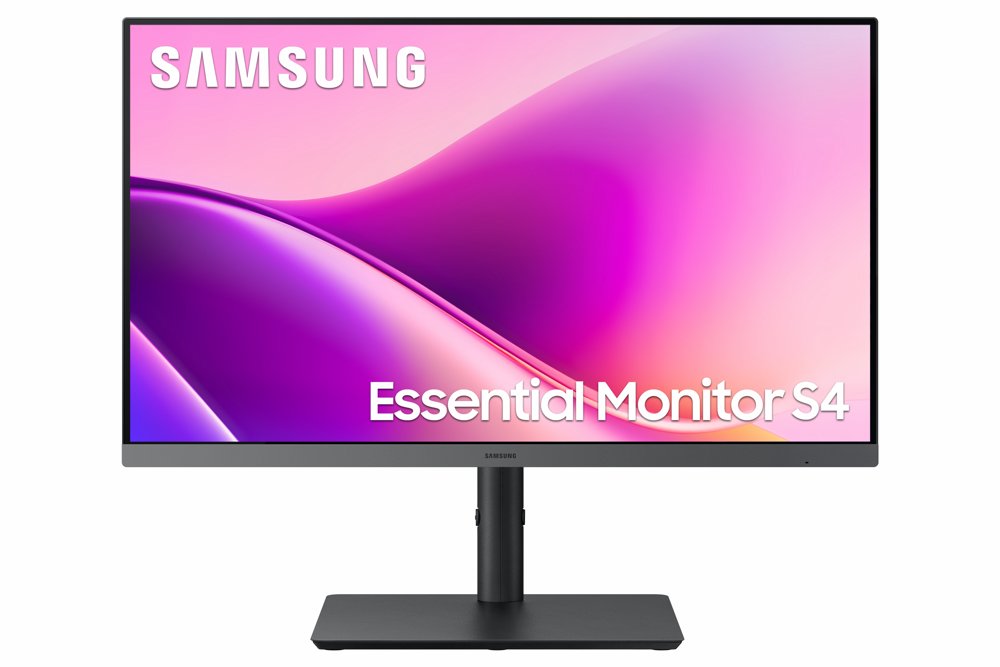 Samsung Essential S4 S43UF | 24″ Full HD IPS 100Hz | USB-C Docking Monitor met 90W Power Delivery | Ethernet