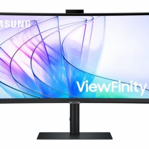 Samsung ViewFinity S65VC 34″ | 3440×1440 QHD VA | 100Hz | Windows Hello | Curved Ultrawide Monitor