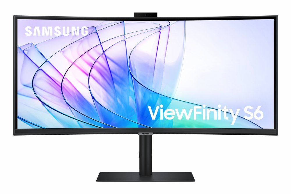 Samsung ViewFinity S65VC 34″ | 3440×1440 QHD VA | 100Hz | Windows Hello | Curved Ultrawide Monitor