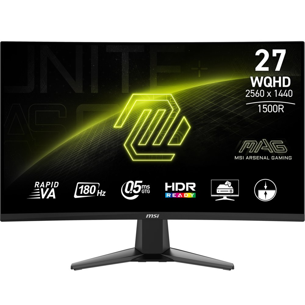 MSI MAG 27CQ6F 27″ | 2560×1440 VA | 180Hz | Gaming Monitor