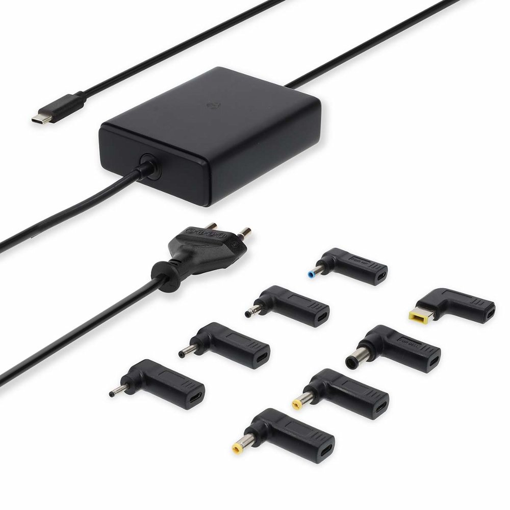 Nedis NBAU100110BK | Universele 100 W netadapter / voeding | Zwart