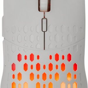Baracuda OCTOPUS RGB | Bekabelde Gaming Muis | Rechtshandig | USB-A | 3600 DPI | Wit