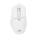 Baracuda RAPTOR RGB | Bedrade Gaming Muis | USB-A | 6400 DPI | Wit