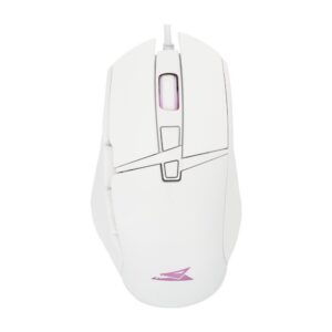 Baracuda RAPTOR RGB | Bedrade Gaming Muis | USB-A | 6400 DPI | Wit