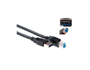 ACT SB3019 | USB 3.2 Gen 1 Kabel | USB-A naar USB-B | 2m | Zwart