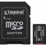 Kingston Technology microSDXC 64GB | Canvas Select Plus Gen3 | 100MB/s | A1 | + Adapter