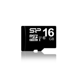 Silicon Power Elite | MicroSDHC | 16GB | Class 10 | UHS-I U1 | Inclusief SD-adapter | Zwart