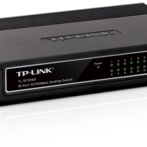 TP-LINK TL-SF1016D | Unmanaged Fast Ethernet Switch | 16 Poorten