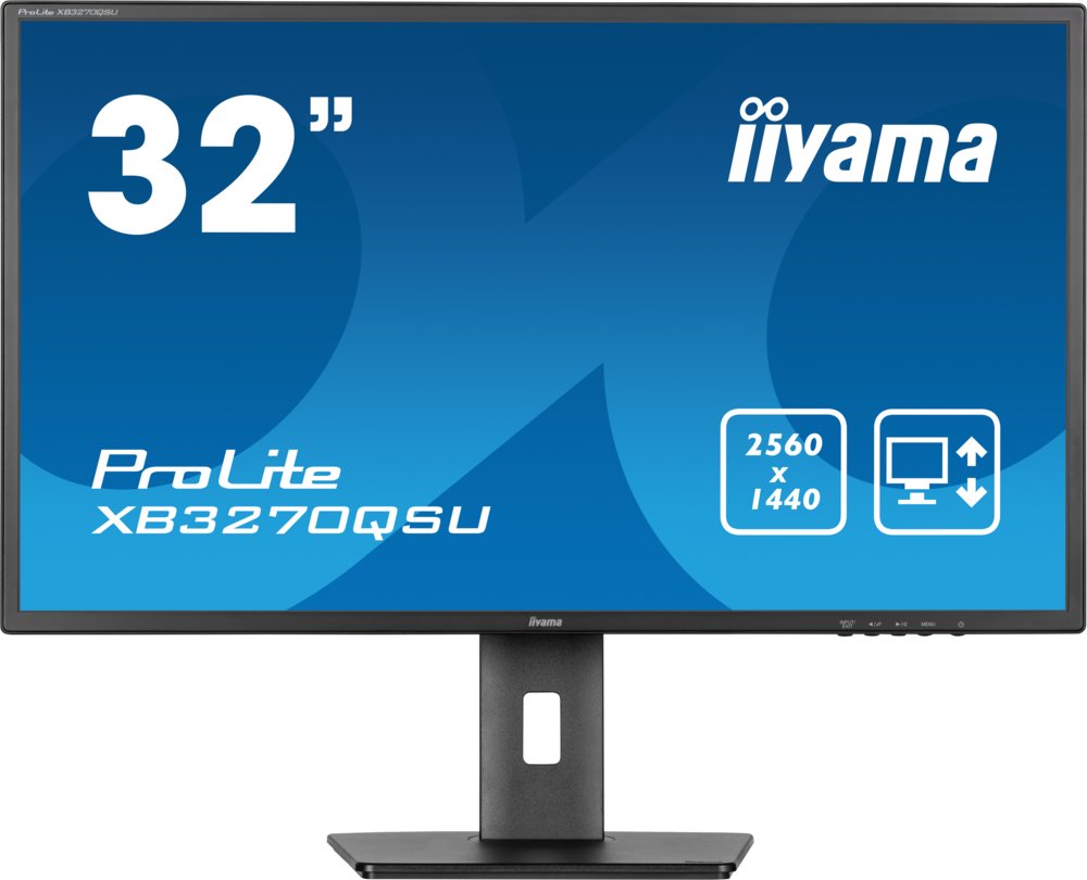 iiyama ProLite XB3270QSU-B1 32” | 2560×1440 QHD IPS | 100Hz | HDMI DisplayPort | 3ms | Monitor