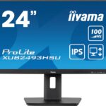 Iiyama ProLite XUB2493HSU-B6 24” | 1920×1080 IPS | 100Hz | AdaptiveSync | USB-Hub | In hoogte verstelbaar | Full HD Monitor