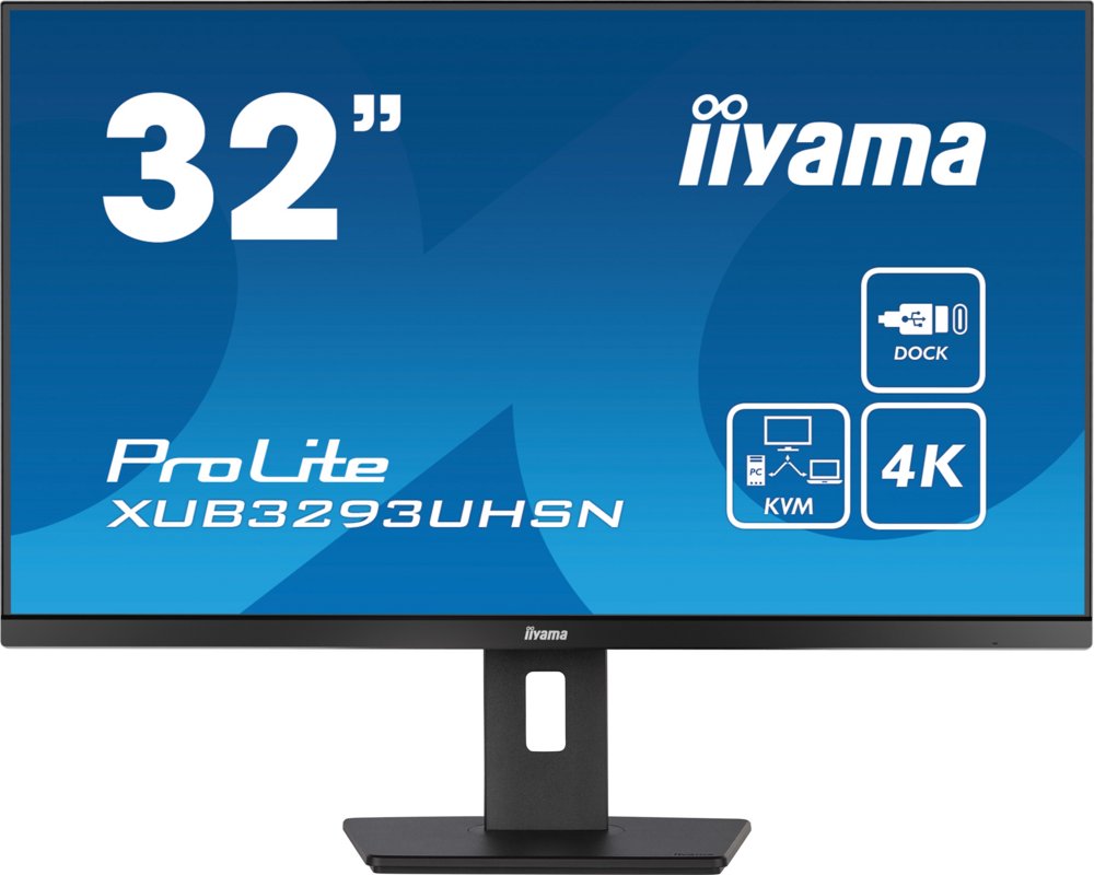 iiyama ProLite XUB3293UHSN-B5 31.5″ | 3840×2160 4K IPS | 60Hz | Monitor