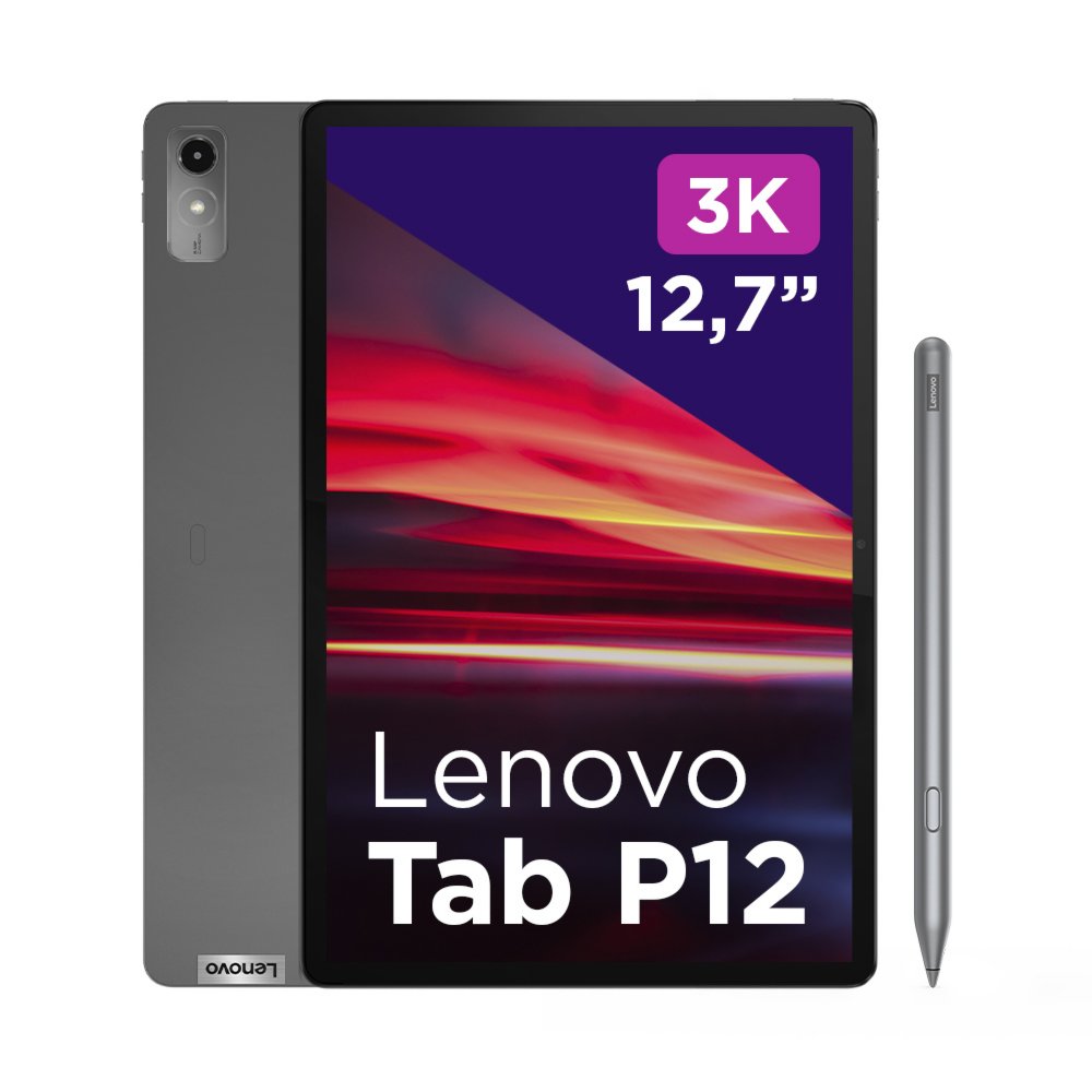 Lenovo Tab P12 | 12.7″ Display | 2944×1840 | 8 GB RAM | 128 GB Opslag | Android 13